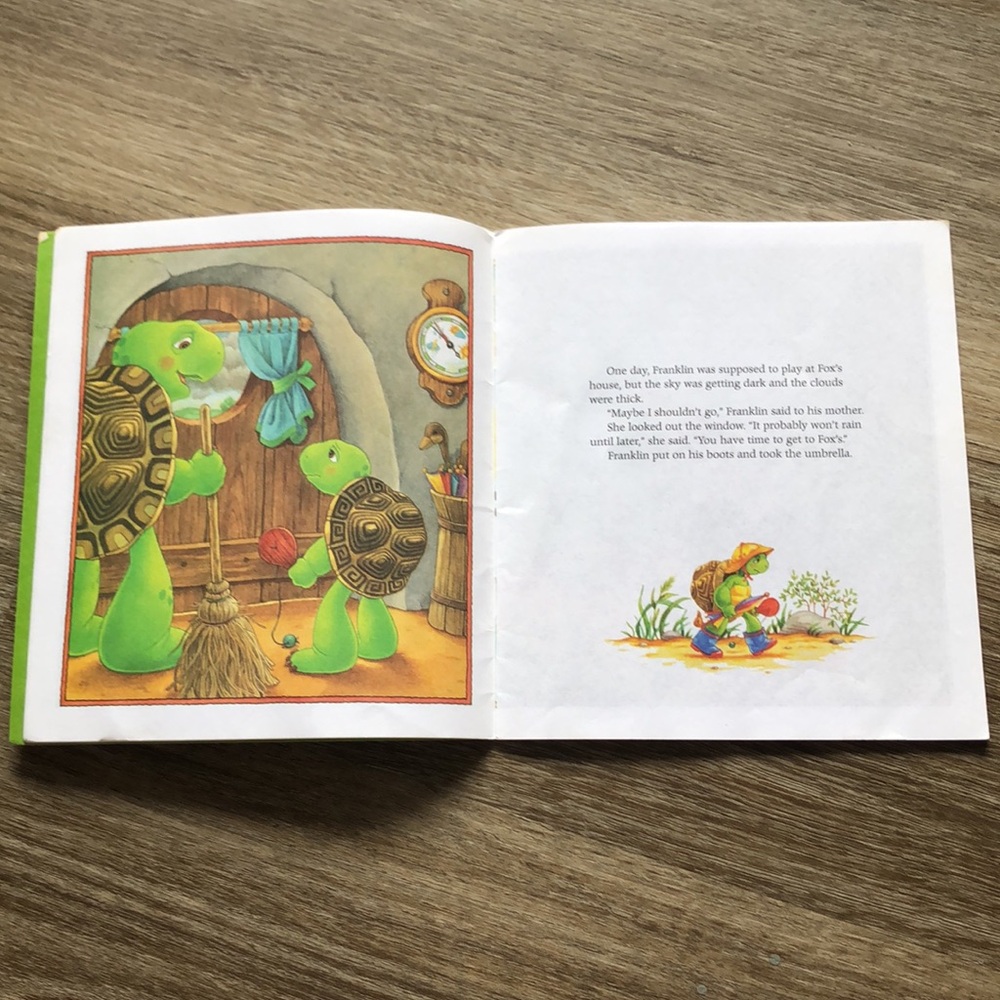❤️$2 Franklin and the Thunderstorm Chick Fil A Book - Picture 8 of 16